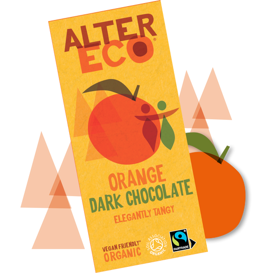 Organic Dark Chocolate with Orange 100g